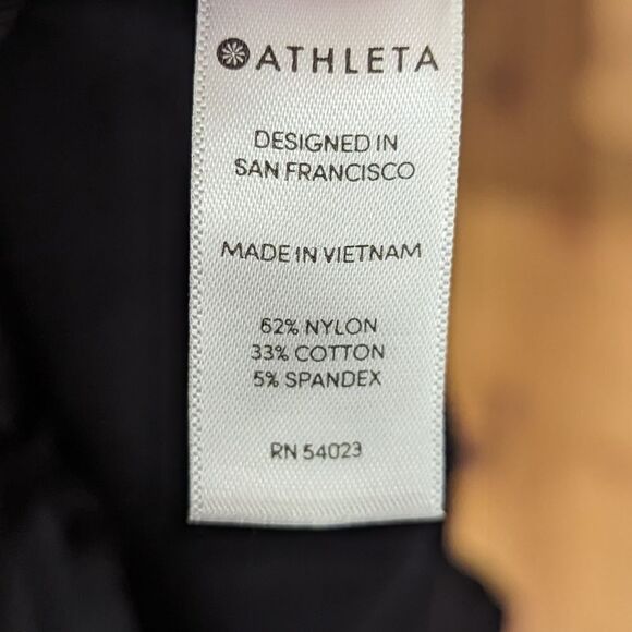 Athleta Malabar Black Hoodie Zip Up sweatshirt - Picture 4 of 4